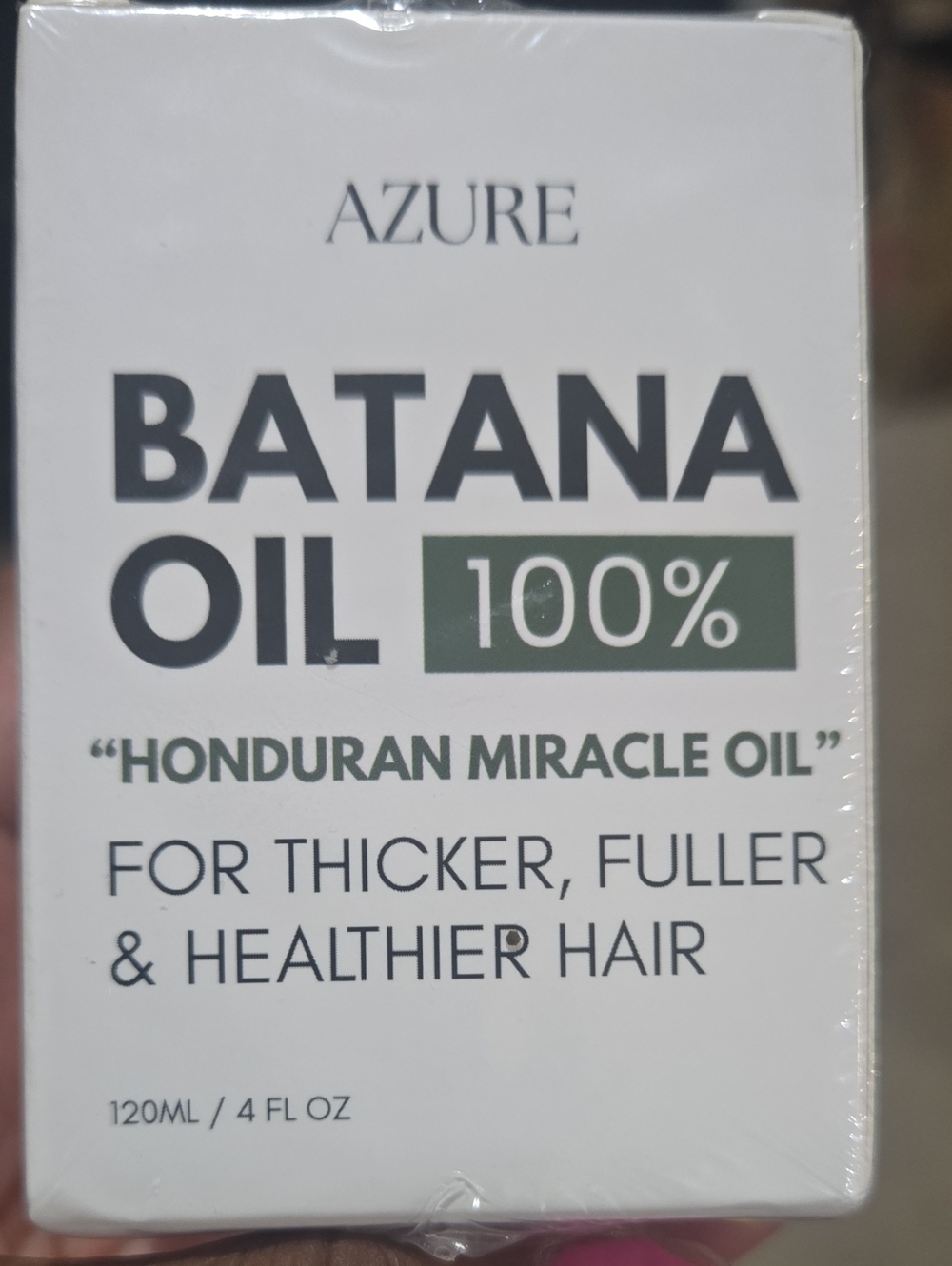 100% Pure Hair Treatment Oil – White & Dark Green Box